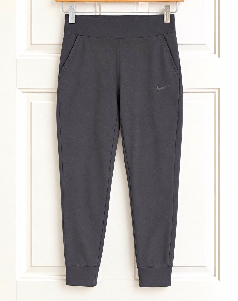 Nike Dri-FIT Women’s Small Dk Gray Jogger Pants High Rise Athleisure Gymcore